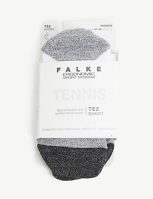 FALKE ERGONOMIC SPORT SYSTEM：TE4 Tennis 尼龙和棉混纺袜子