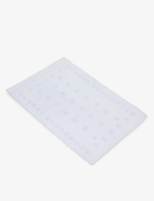 THE WHITE COMPANY: Annecy woven bath mat large 70cm x 110cm