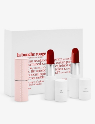 Shop La Bouche Rouge Refillable Fine Leather Lipstick Case