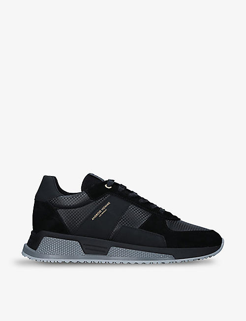ANDROID HOMME: Matador logo-print mesh low-top trainers