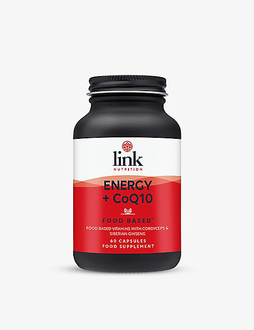 LINK NUTRITION: Energy + CoQ10 multivitamin supplements 60 capsules
