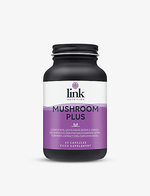 LINK NUTRITION: Mushroom Plus supplements 60 capsules