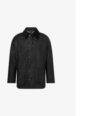 BARBOUR - Lawrey collared waxed-cotton jacket | Selfridges.com