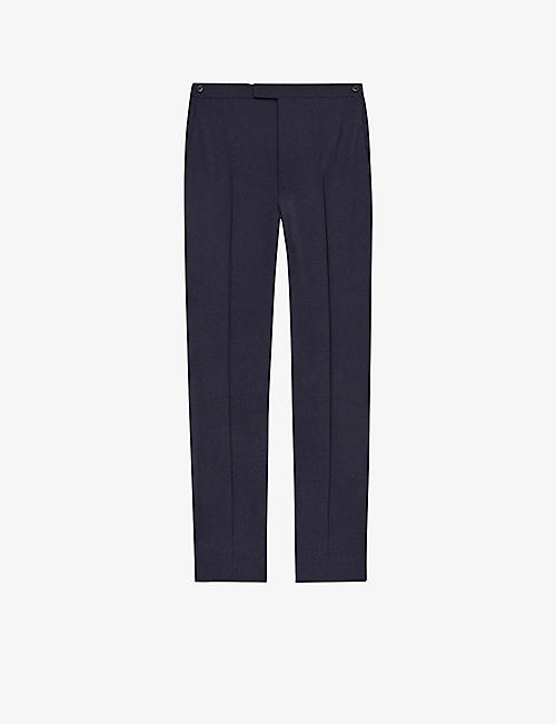 REISS: Hope modern-fit woold-blend trousers