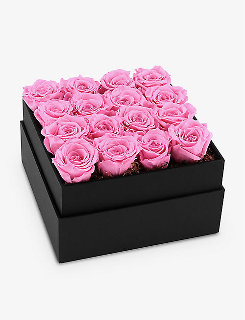 ONLY ROSES: Only Roses Infinite Plaza Cherry Blossoms rose gift box 16 stems