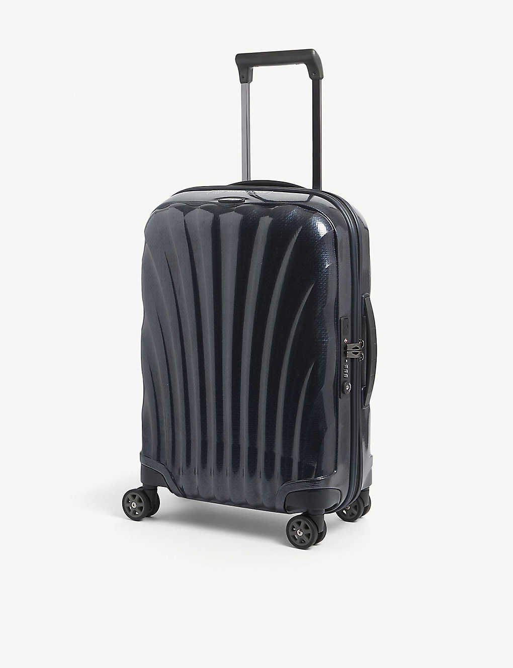 Shop Samsonite Midnight Blue C-lite Spinner Hard Case 4 Wheel Cabin Suitcase