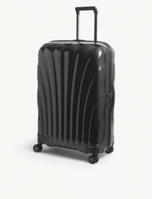 Samsonite C-lite Spinner Four-wheel Cabin Suitcase 75cm In Black