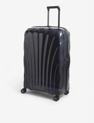 Samsonite C-lite Spinner Four-wheel Cabin Suitcase 75cm In Midnight Blue