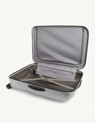 Shop Samsonite Off White C-lite Spinner Hard Case 4 Wheel Cabin Suitcase 75cm