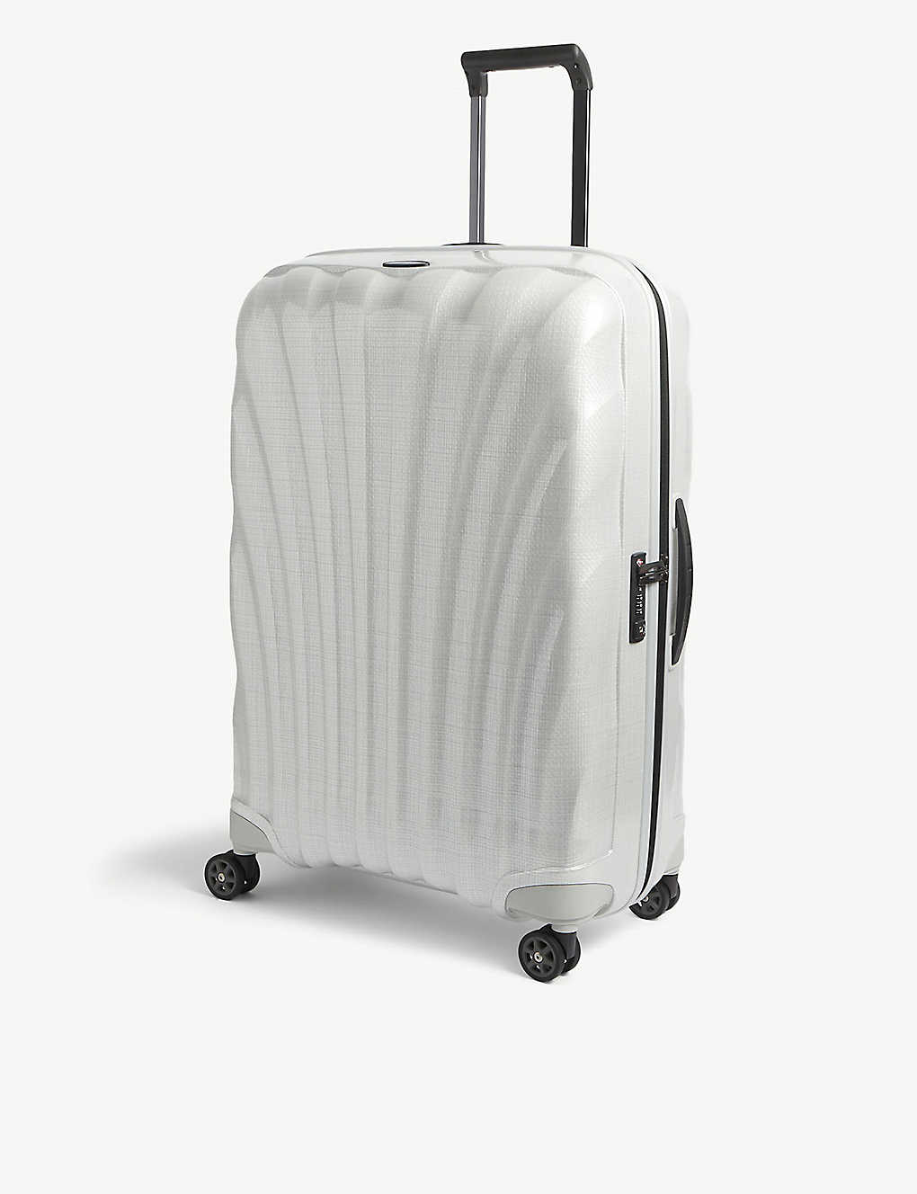Samsonite C-lite Spinner Four-wheel Cabin Suitcase 75cm In Off White