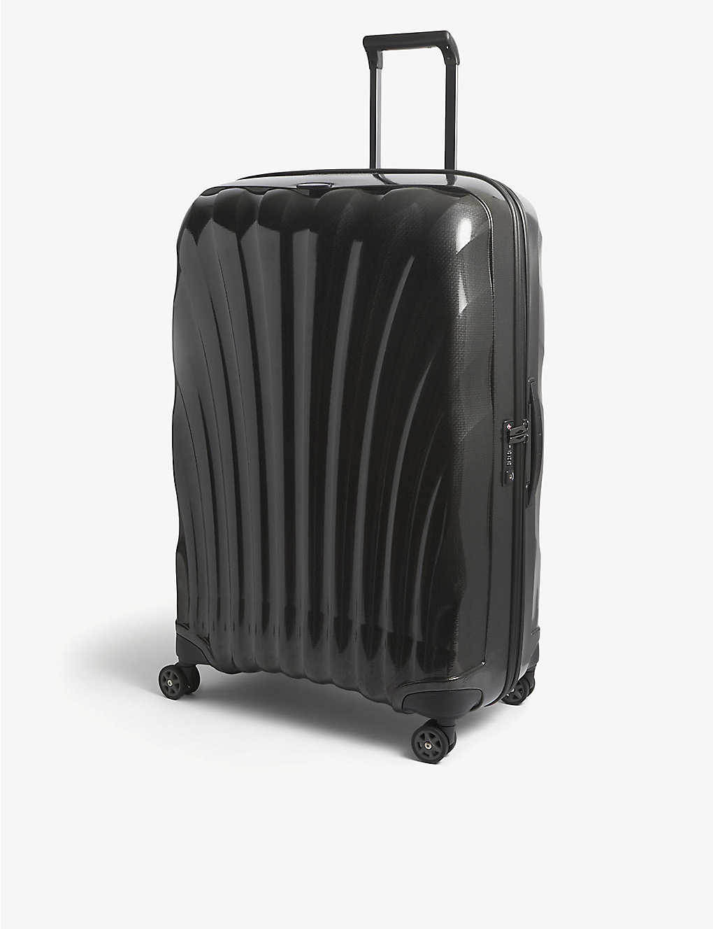 Samsonite C-lite Spinner Four-wheel Cabin Suitcase 81cm In Black