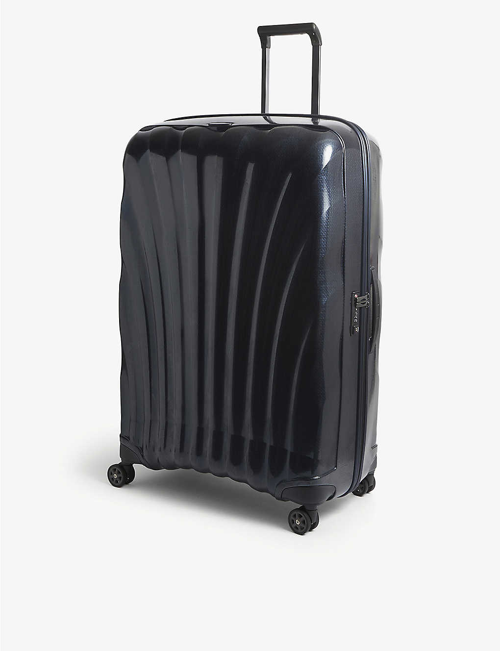Shop Samsonite Midnight Blue C-lite Spinner Hard Case 4 Wheel Cabin Suitcase