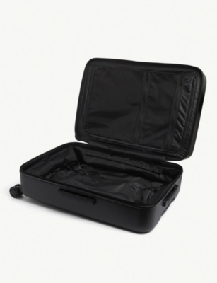 Shop Samsonite Black Stackd Spinner Hard Case 4 Wheel Recycled-plastic Cabin Suitcase