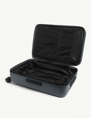 Shop Samsonite Stackd Spinner Hard Case 4 Wheel Recycled-plastic Cabin Suitcase 68cm In Forest