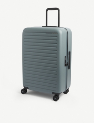 Samsonite Stackd Spinner Recycled-plastic Suitcase 68cm In Forest