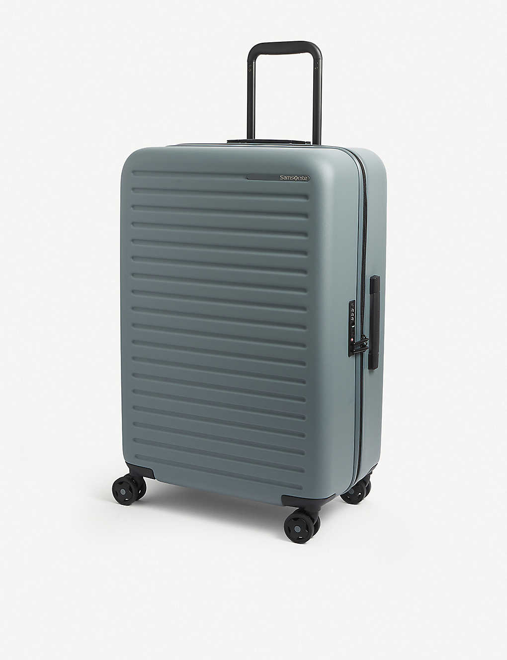 Samsonite Stackd Spinner Recycled-plastic Suitcase 68cm In Forest