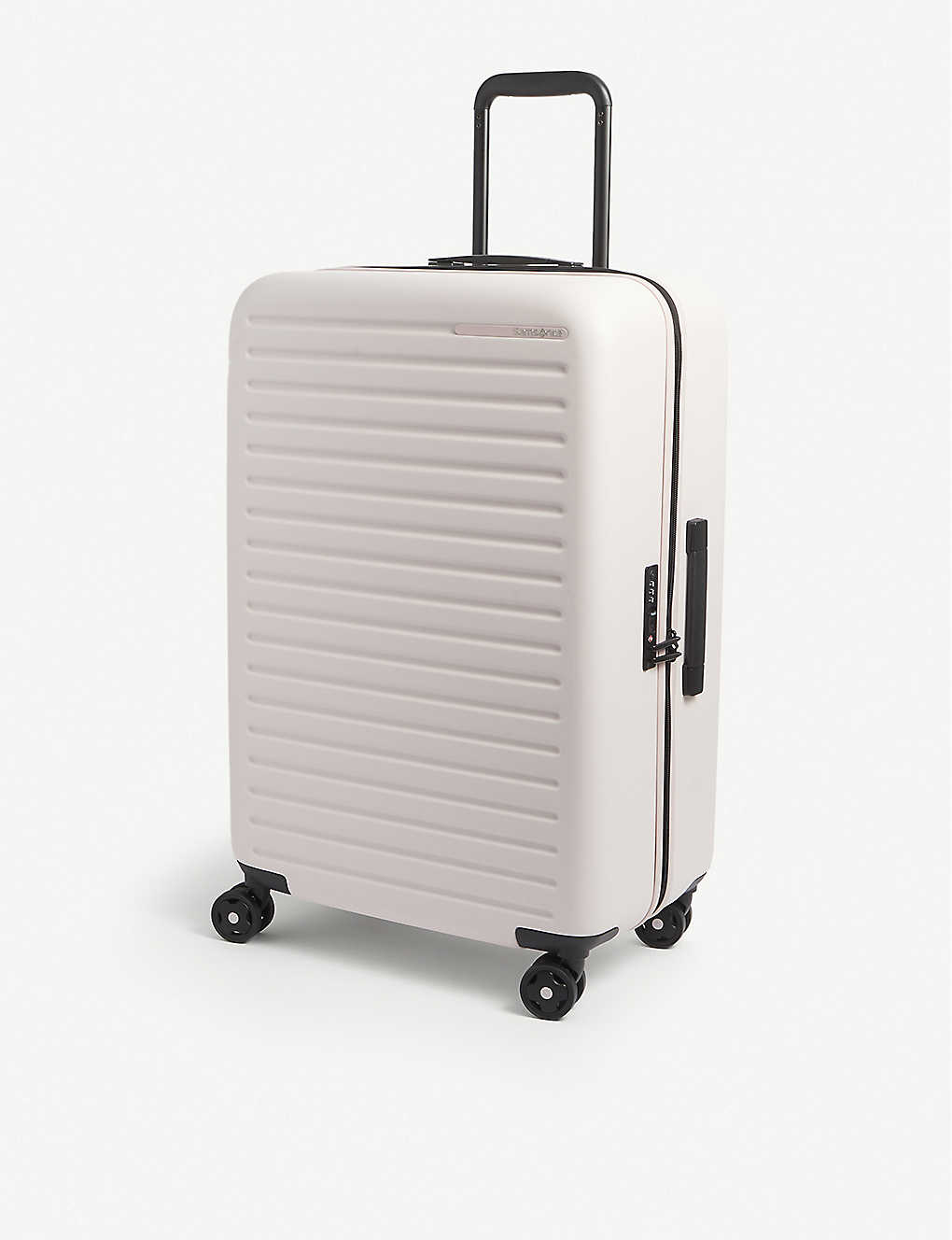 Samsonite Stackd Spinner Recycled-plastic Suitcase 68cm In Rose