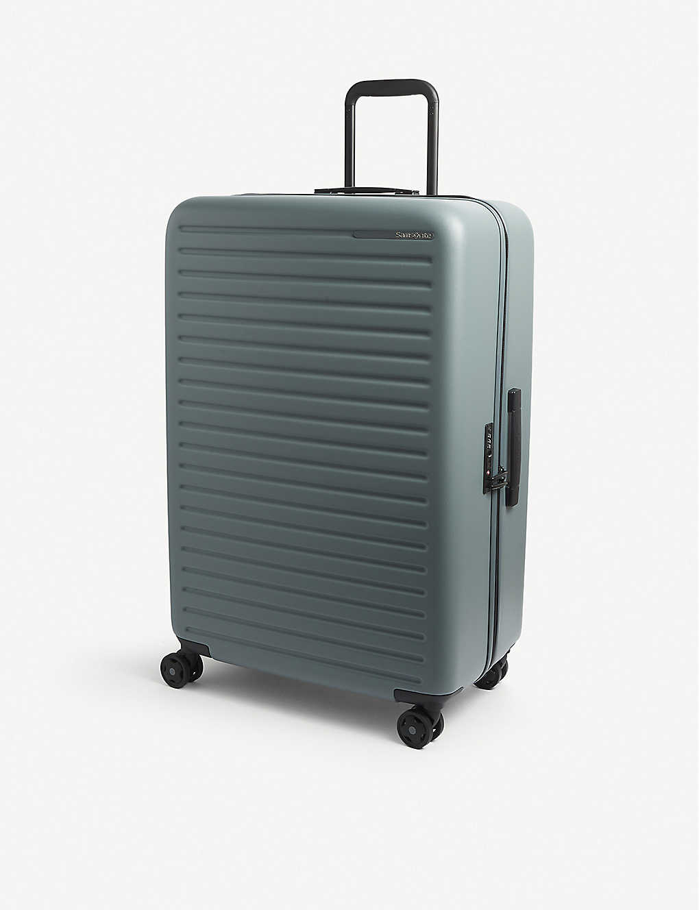 Samsonite Stackd Spinner Recycled-plastic Suitcase 75cm In Forest