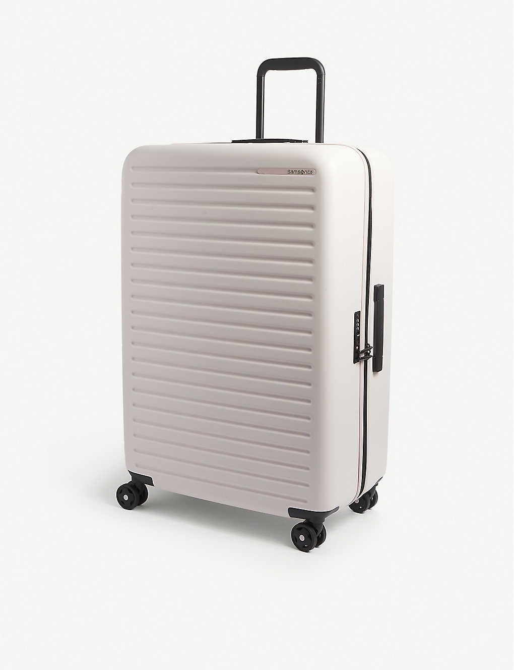 Samsonite Stackd Spinner Recycled-plastic Suitcase 75cm In Rose