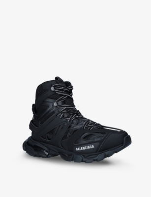 BALENCIAGA Men's Track Hike nylon and mesh high-top trainers