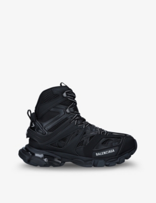 BALENCIAGA Men's Track Hike nylon and mesh high-top trainers