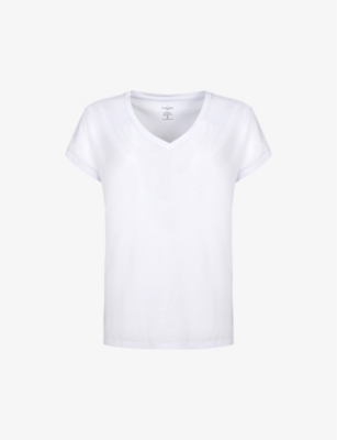 Boyfriend V-neck wov...