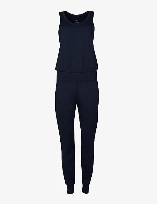SWEATY BETTY: Gary relaxed-fit stretch-woven jumpsuit
