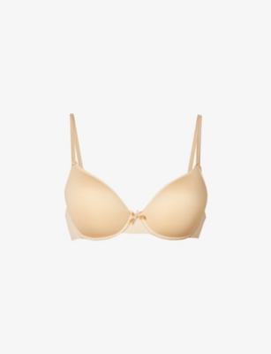 CHANTELLE - FREE EXPRESS SHIPPING -Prime Front Closure Bra- Golden Beige