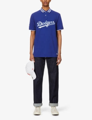POLO RALPH LAUREN - Polo Ralph Lauren x MLB Dodgers graphic-print  cotton-piqué polo shirt 