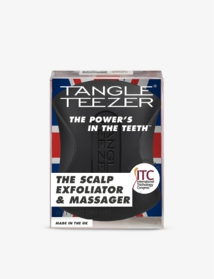 Tangle Teezer The Scalp Exfoliator And Massager In Onyx Black