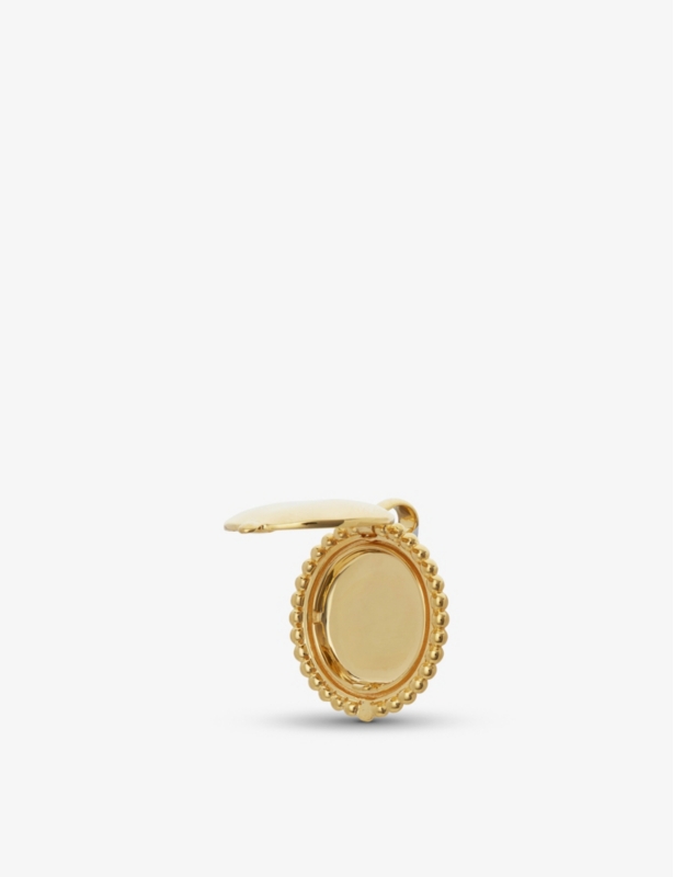 Deia 18ct yellow gold-plated vermeil sterling-silver locket