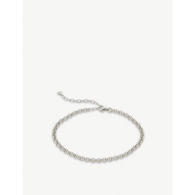 MONICA VINADER WOMENS SILVER VINTAGE CHAIN RECYCLED STERLING-SILVER BRACELET,R03764021