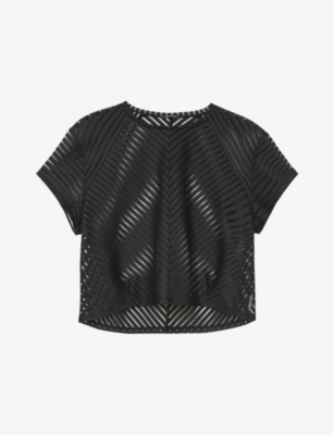 Shadow semi-sheer st...