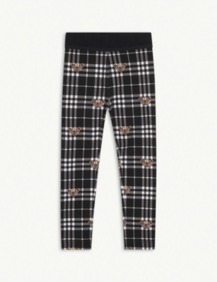 BURBERRY - Thomas bear-print cotton-blend leggings 3-14 years