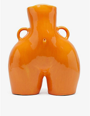 ANISSA KERMICHE: Love Handles ceramic vase 31cm