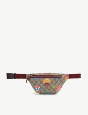 GUCCI GG mushroom print coated canvas belt bag Selfridges