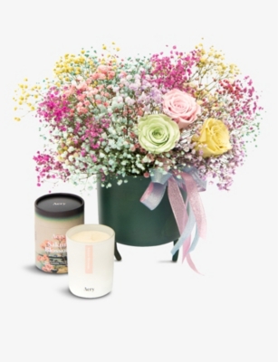 Your London Florist Clouds And Roses 鲜花和干花束礼品套装 Selfridges Com