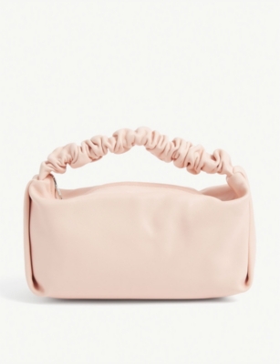 alexander wang scrunchie bag white