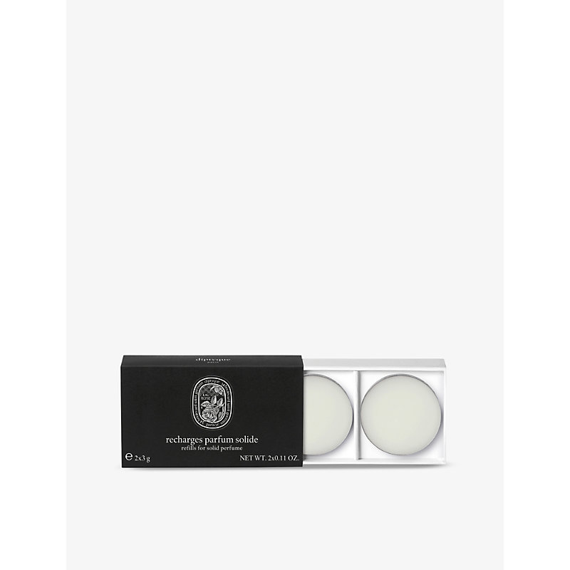 Diptyque Eau Rose Solid Perfume Refill 3g Pack Of Two