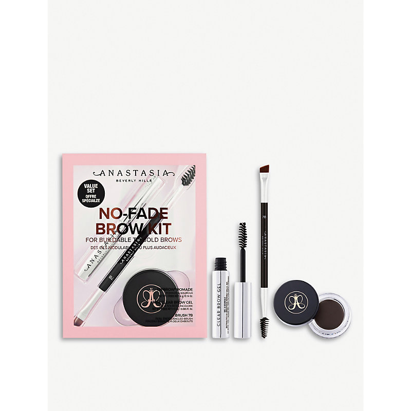 Anastasia Beverly Hills No-fade Brow Kit For Buildable To Bold Brows In Ebony