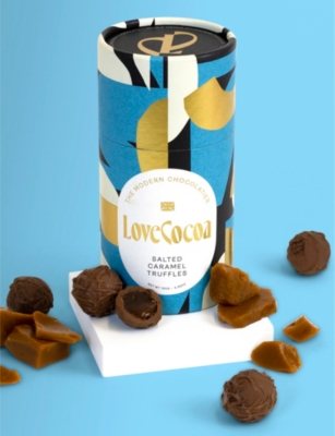 LOVE COCOA: Salted caramel milk chocolate truffles 150g