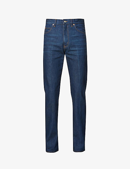 GUCCI: Straight mid-rise denim jeans