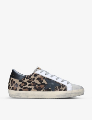 GOLDEN GOOSE: Women’s Superstar 80189 leather low-top trainers