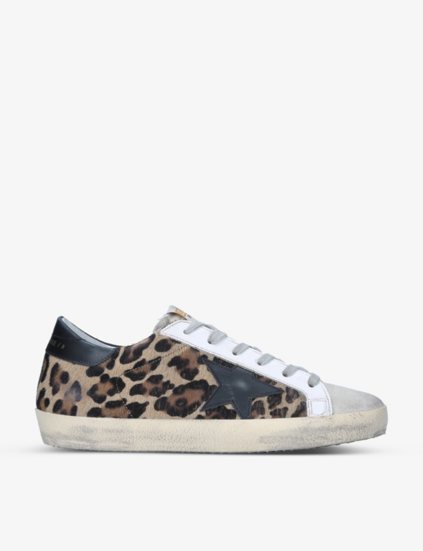 Women’s Superstar 80189 leather low-top trainers