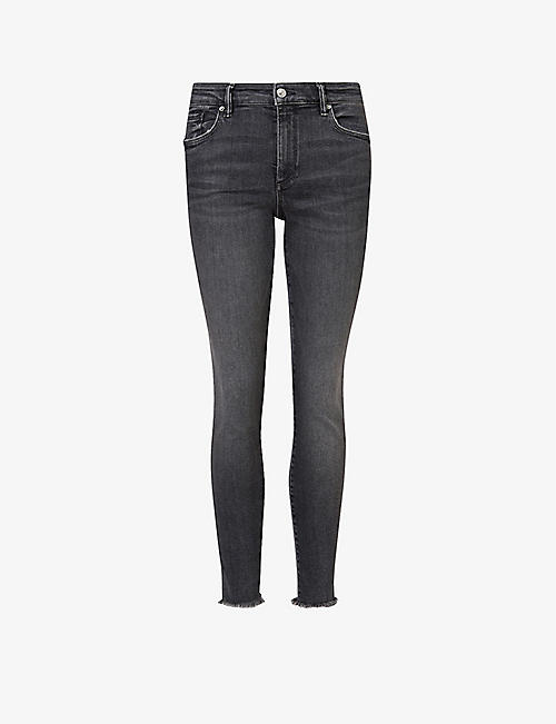 ALLSAINTS: Miller mid-rise stretch-denim jeans