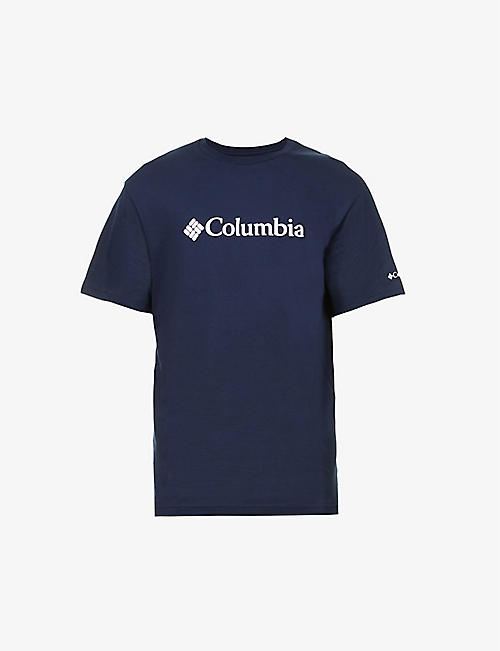 COLUMBIA: Basic logo-print organic-cotton jersey T-shirt