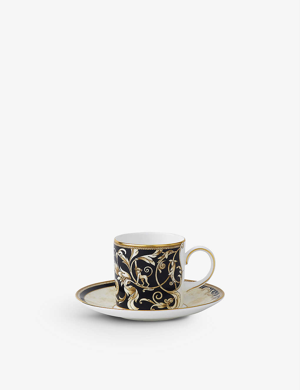 Wedgwood Cornucopia Graphic-print China Coffee Cup And Saucer Set