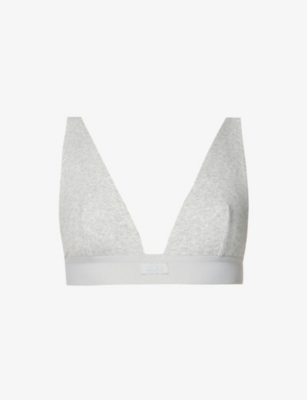 SKIMS - Skims Cotton 2 Rib Plg Bra | Selfridges.com