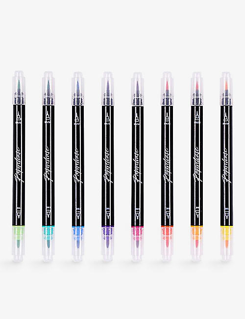 PAPERCHASE: Dual-ended water colour pens pack of eight