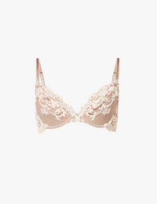 WACOAL: Instant Icon stretch-lace underwired bra